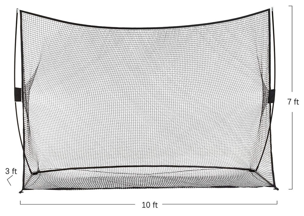 10x7ft Portable Golf Practice Hitting Net Indoor Personal Driving Range Training