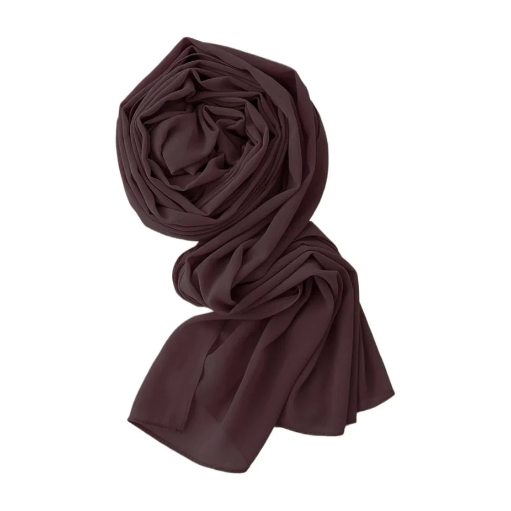 Coffee Georgette Scarf