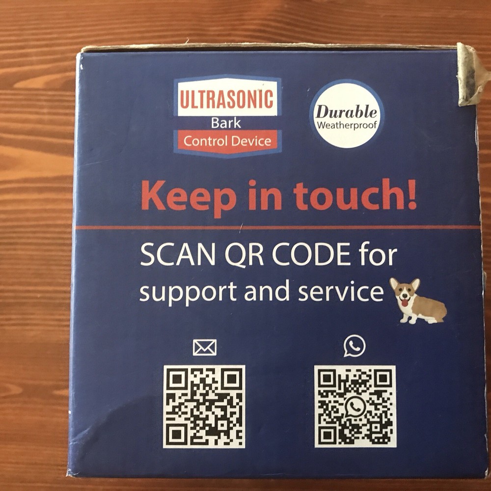 ULTRASONIC Bark Control Device W/hanging Strap