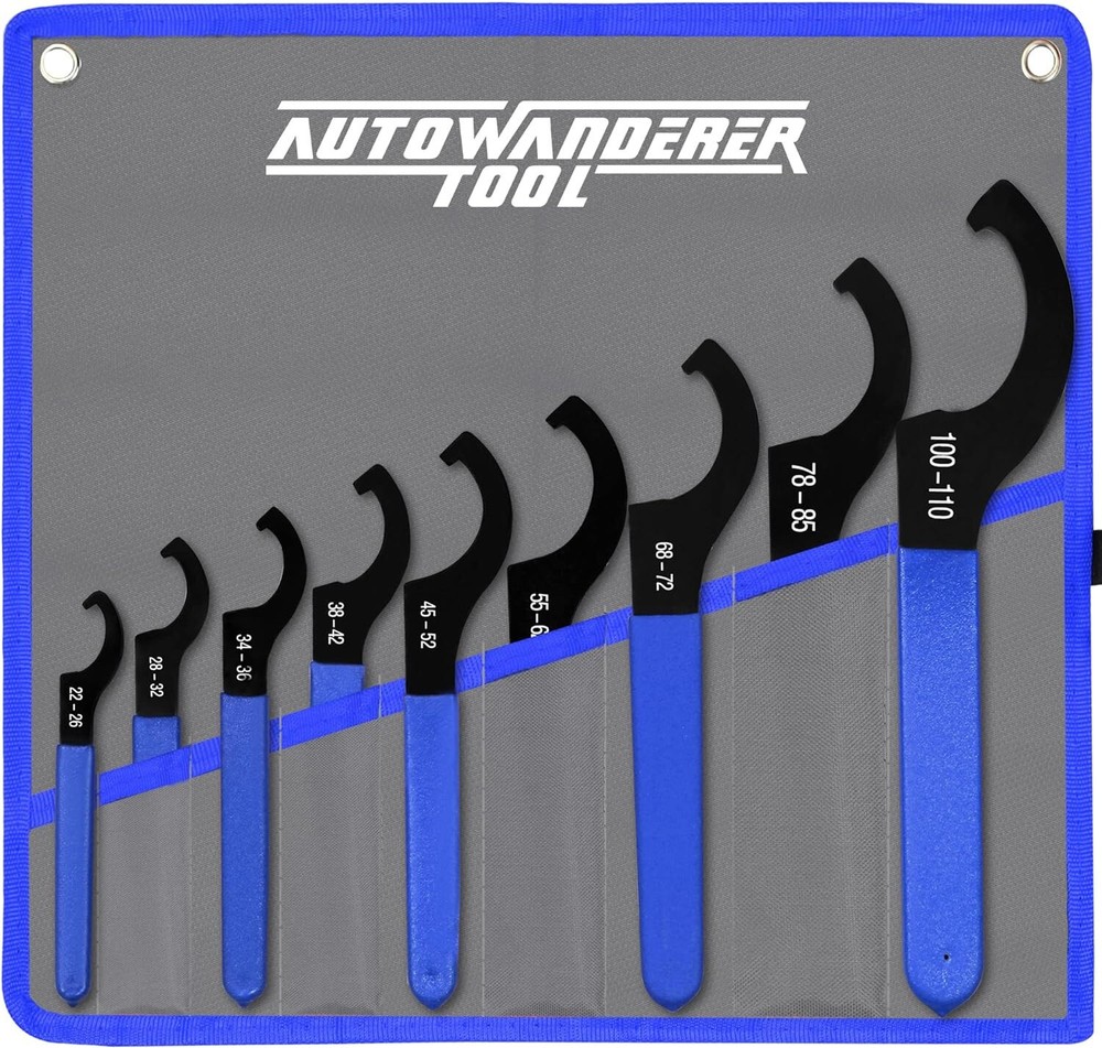 Coilover Spanner Wrench Set Universal Shock Absorber Suspensions Adjustment Tool