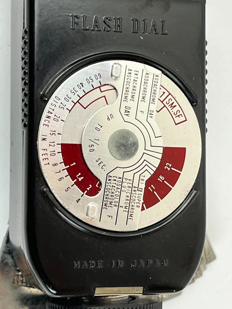 Accura Flash Dial Collapsible Leather Case Camera Vinage