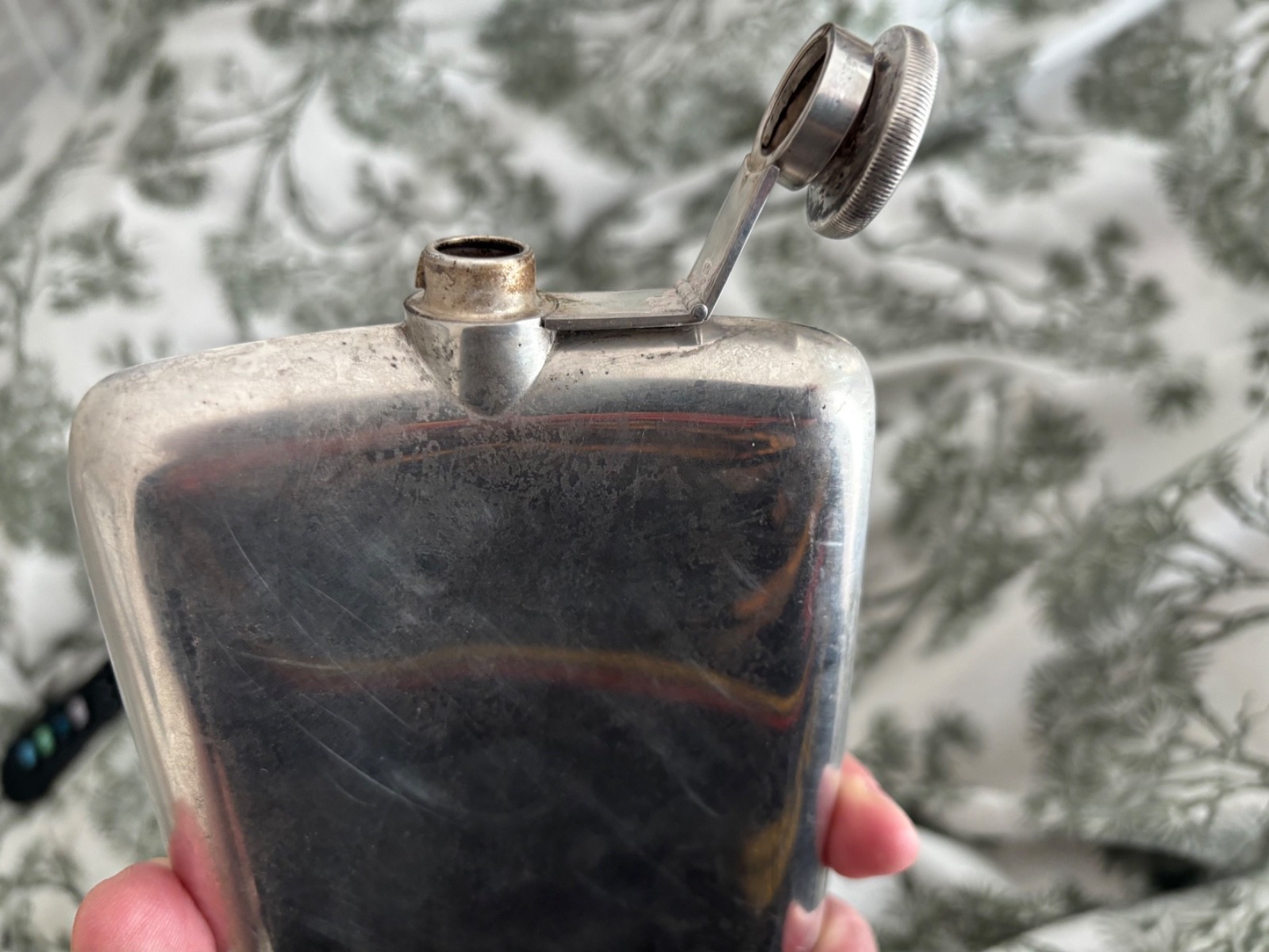 Sterling Silver Large Flask 6.7 Troy Ounces