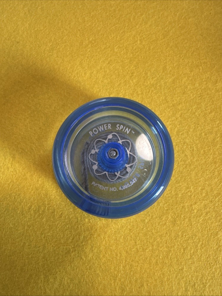 VTG Used Yomega Yo-Yo Translucent Light Blue Power Spin