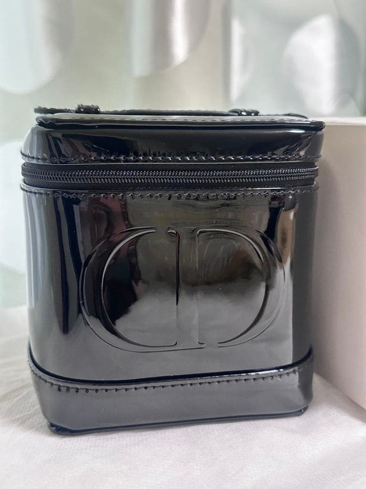 DIOR Novelty Vanity Pouch Case Black