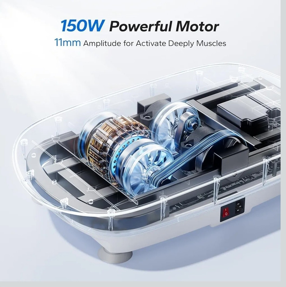 MERACH Slim Vibration Plate Quiet Compact Vibration Plateform Exercise Machine