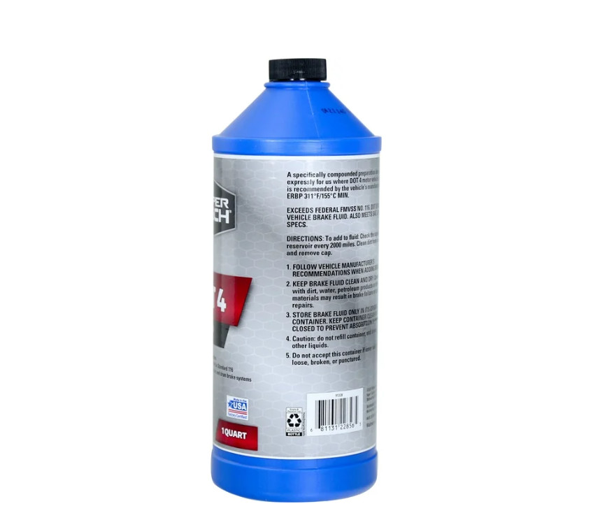 3 PACK Super Tech DOT 4 Brake Fluid, Motor Vehicle, 32 fl oz