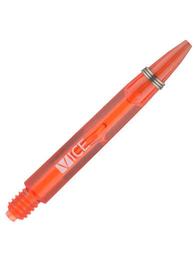 CLEAR RED INTERMEDIATE ONE80 PROPLAST VICE GRIP DART SHAFTS.. 41mm