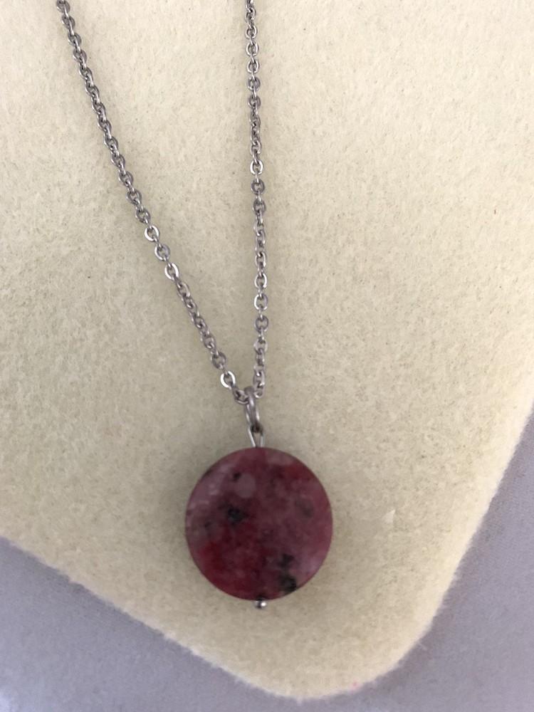 Red Stone Handmade Necklace