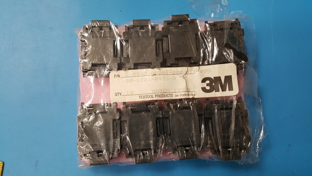 PLCC Adapter, Prototype, 3M, 2-0040-05084, 240-5084, 40 Position, TEXTOOL/3M