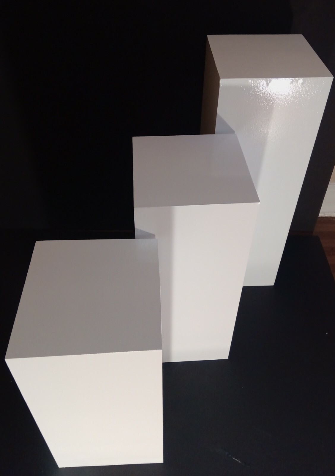 36" Tall White Display Pedestal Stand Riser Column Pillar - Weddings Parties