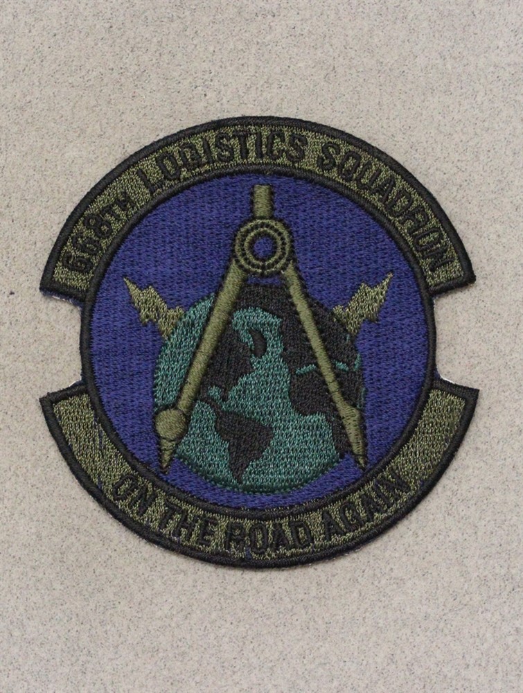 USAF Air Force Patch 4074: 668th Logistics Sqdn - subdued