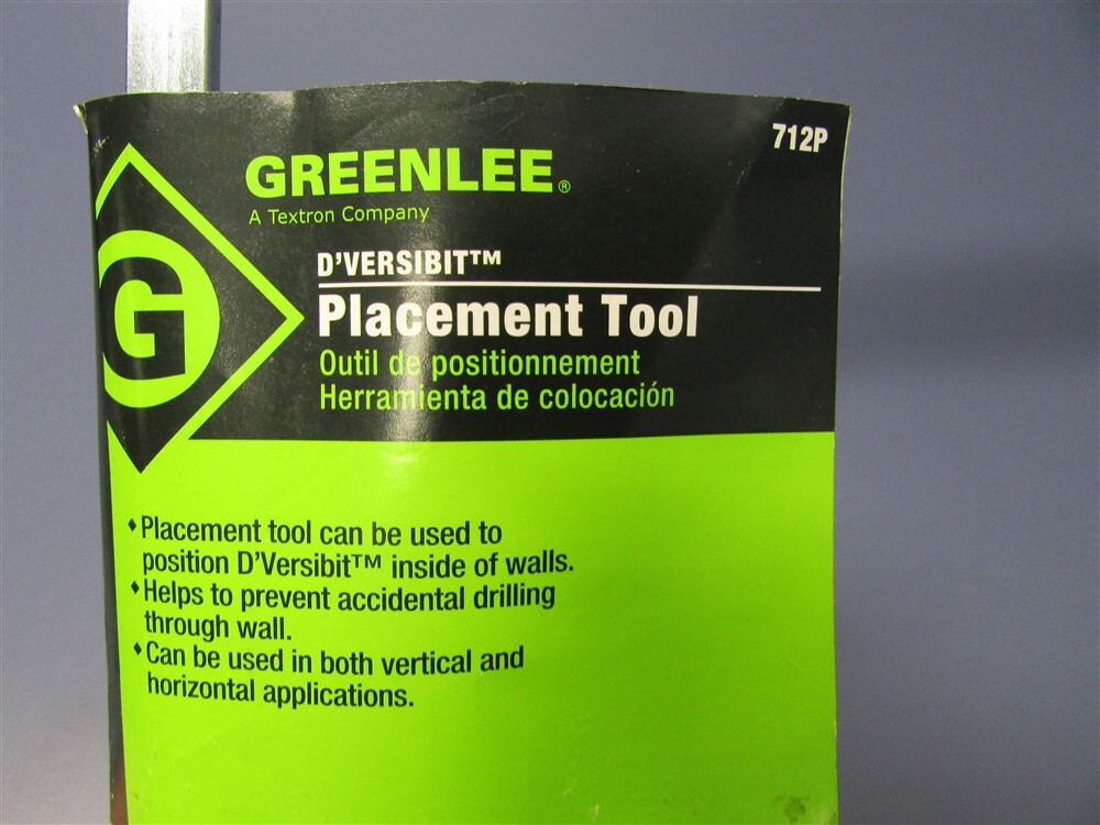 New Greenlee D'Versibit Placement Tool 712P