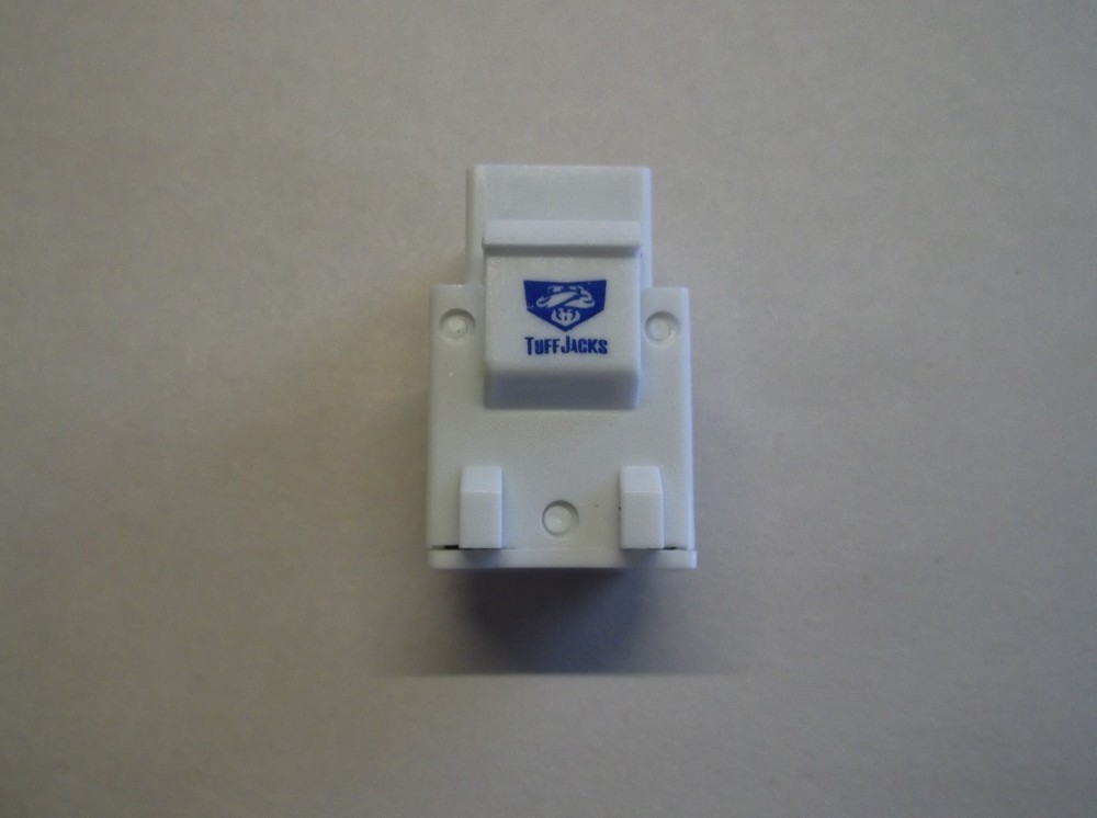 Cat5E Keystone Jack in White 25 Pcs Pack 110 Punch Data Computer Network