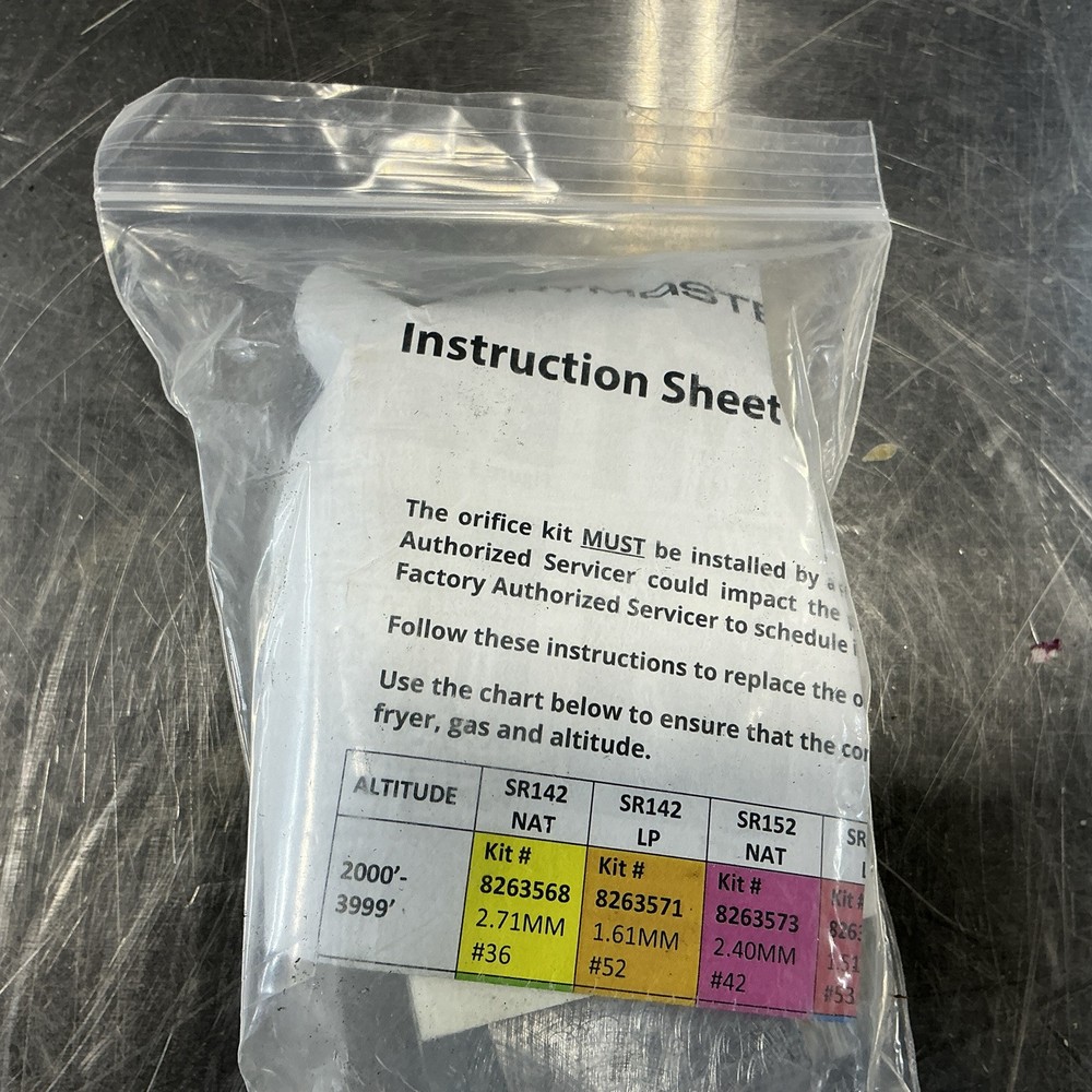Frymaster 8263574 KIT, COVERSION SR152-N 6K-8K