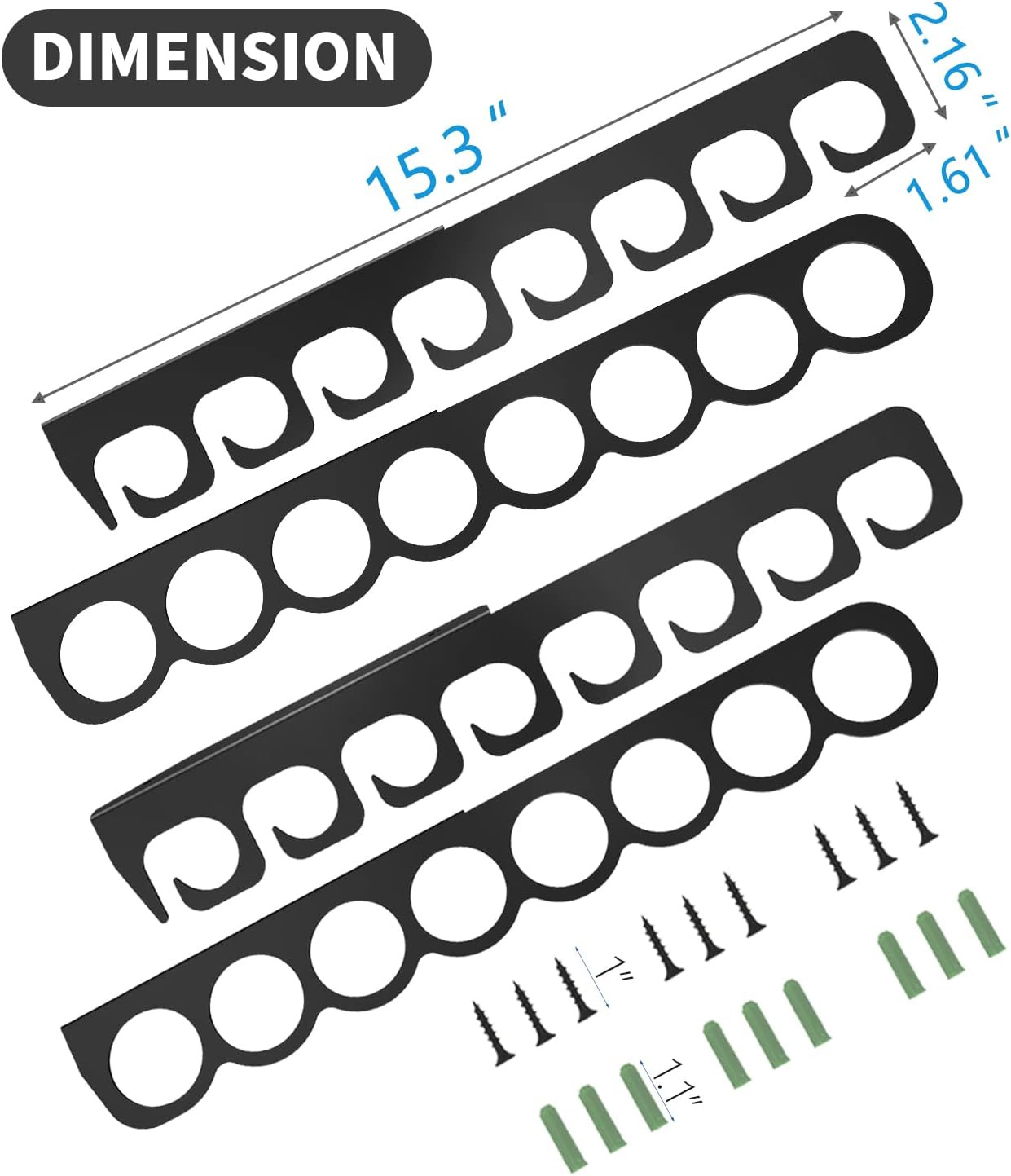 Ceiling Fishing Rod Holder Pole Vertically Horizontally Rack Overhead Storage Ho