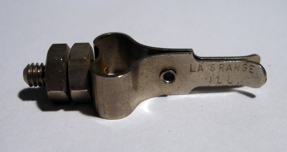 Grayhill Test Clip, 02-0 Standard Size Nickel Plated, Threaded Stud w/Hex Nuts