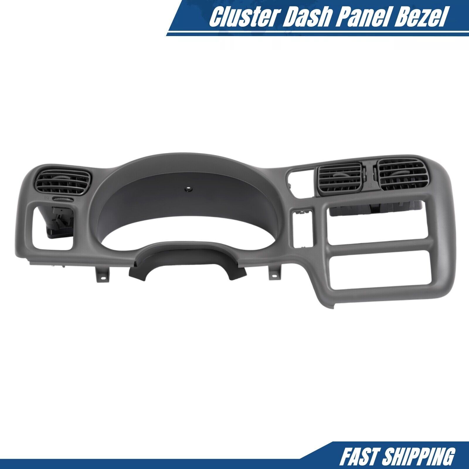 Dash Radio Cluster Bezel Cover Single Din Fit For 98-05 Chevy S10 Blazer Jimmy