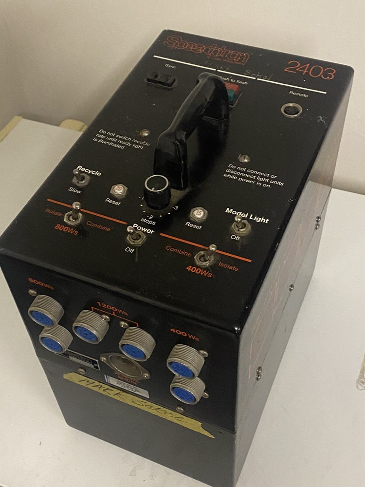Speedotron 2403 power supply. Great Working Condition