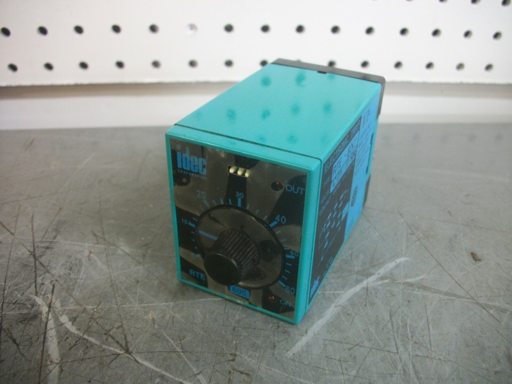 IDEC ELECTRONIC TIMER RTE-BN2 120VOLT 10AMP 0-60SEC