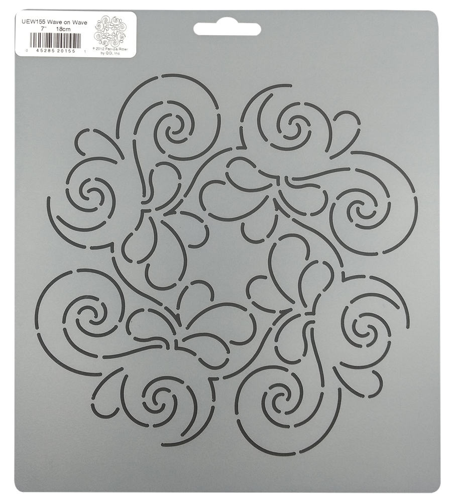 Quilting Stencils Wave Border & Block Quilt Patterns Stencil Quilters Templates