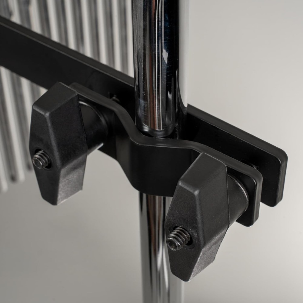 TreeWorks Chimes Bar Mounting Clamp and Chime Holding Bracket — Made in grey