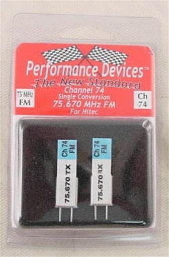 Hitec Single Conversion 75Mhz FM Crystal Set-Channel 74