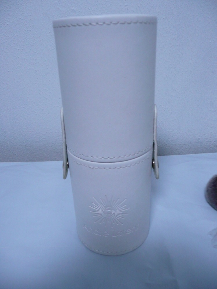 ANDRE LORENT Makeup Brushes 5 Pcs With Leather Box White
