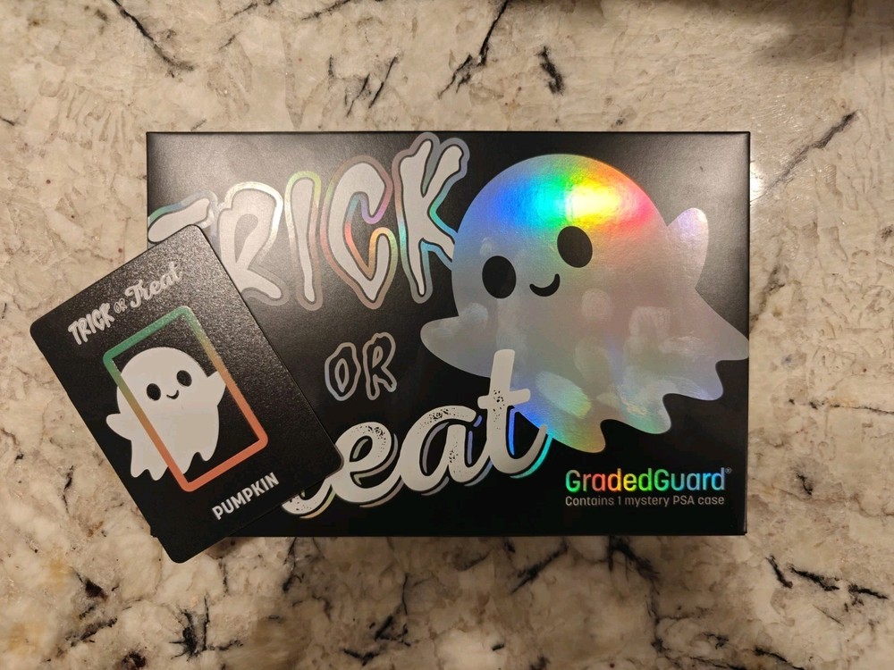 GradedGuard PSA Graded Case Guard Protector Trick Or Treat Pumpkin