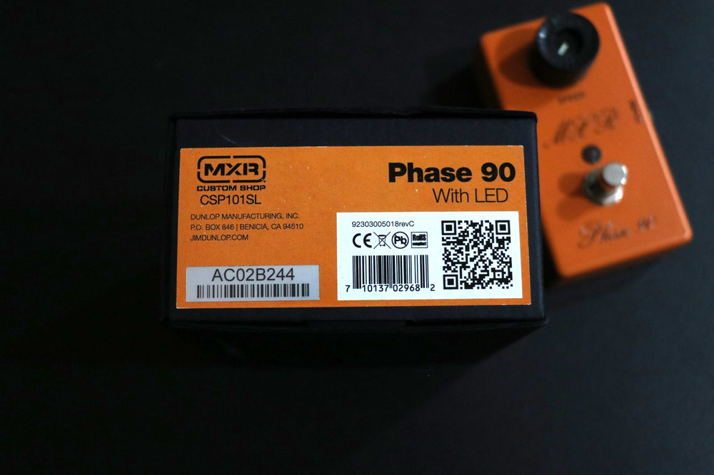MXR Custom Shop CSP-101SL Script Phase 90 with LED - open box