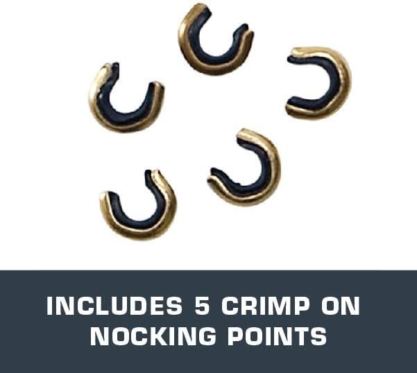 Professional Quality Bowstring Nocks - 5-Pack for Enhanced Accuracy & Stability