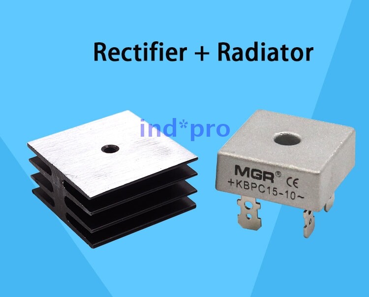 1PC Single Phase Rectifier Bridge Module 15A 20A 35A AC To DC 12V 24V 10 PC