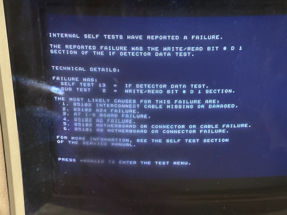 HP 85101C Display/Processor w/Option 010011