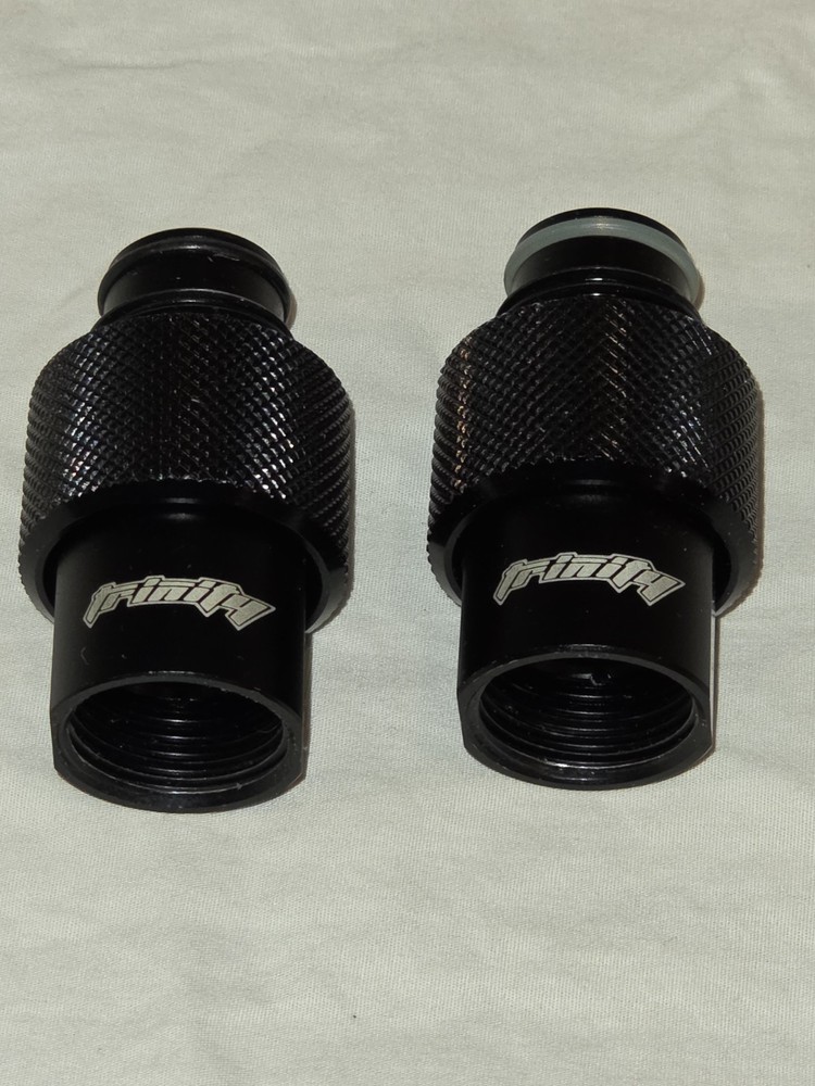 Trinity Paintball Tank Regulator Extender Adaptor - DUST BLACK