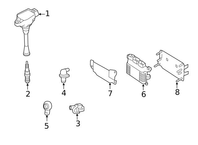 Genuine Nissan Engine Control Module (ECM) Bracket 23714-6CA2A
