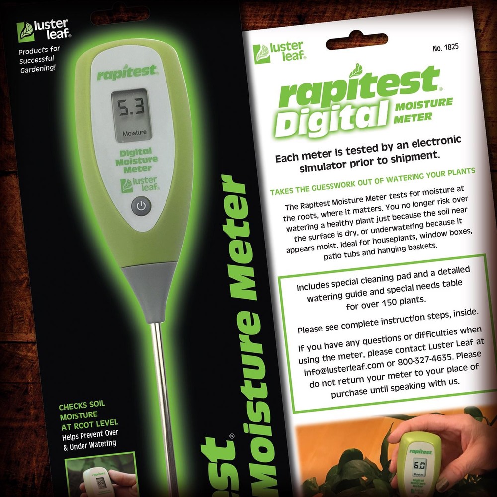 Luster Leaf 1825 Rapitest Soil Digital Moisture Meter