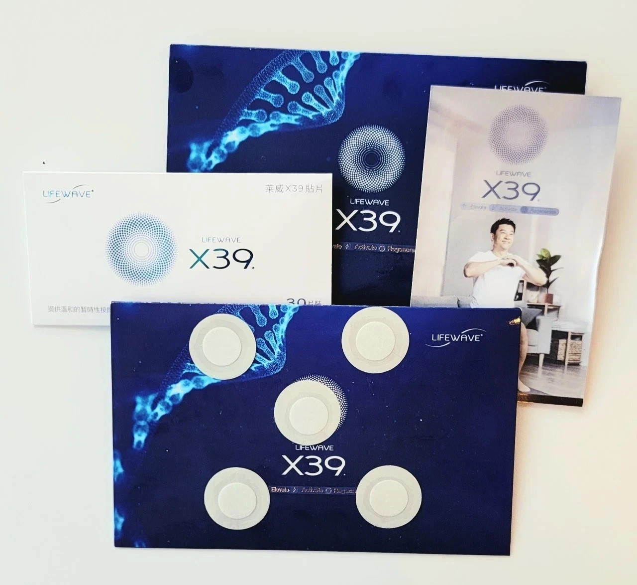 LIFEWAVE X39 Patches - 30 Patches - Elevate, Activate, Regenerate US Free Ship
