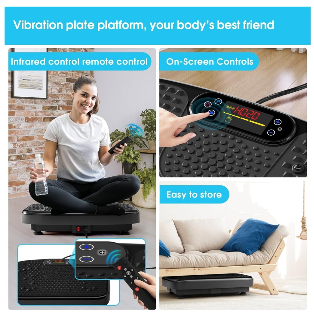 Noise-Reducing Vibration Plate 450lbs Capacity