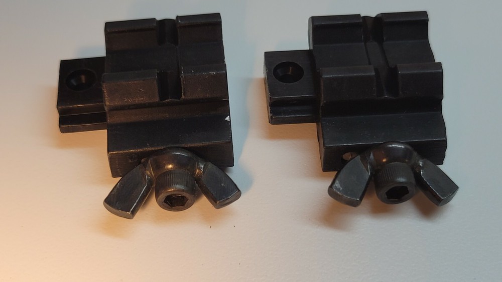 Quic-kee Flat Barrel 7/8" Hole Pattern Muzzleloader Quick Release Scope Bases