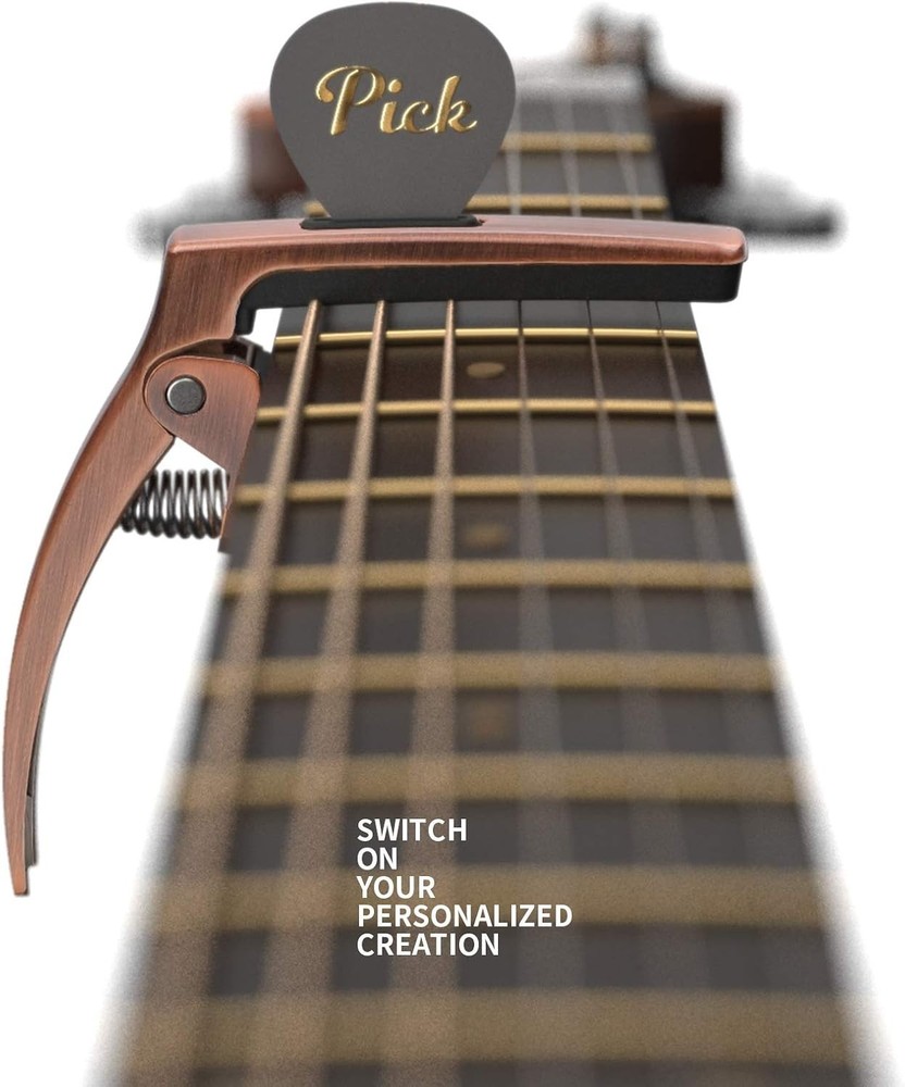 Modern 3in1 Guitar Capo & Picks Bundle - Advanced Performance Accessories