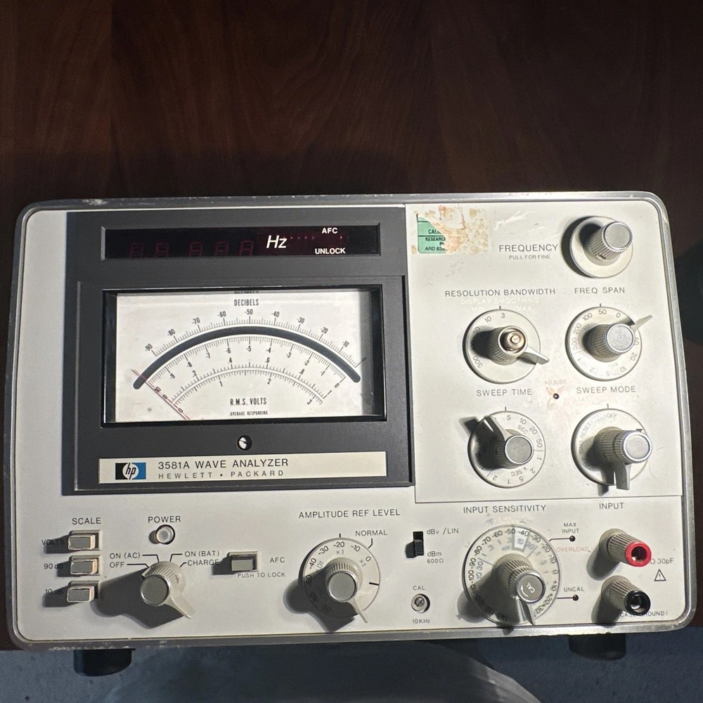 HP 3581A Wave Analyzer
