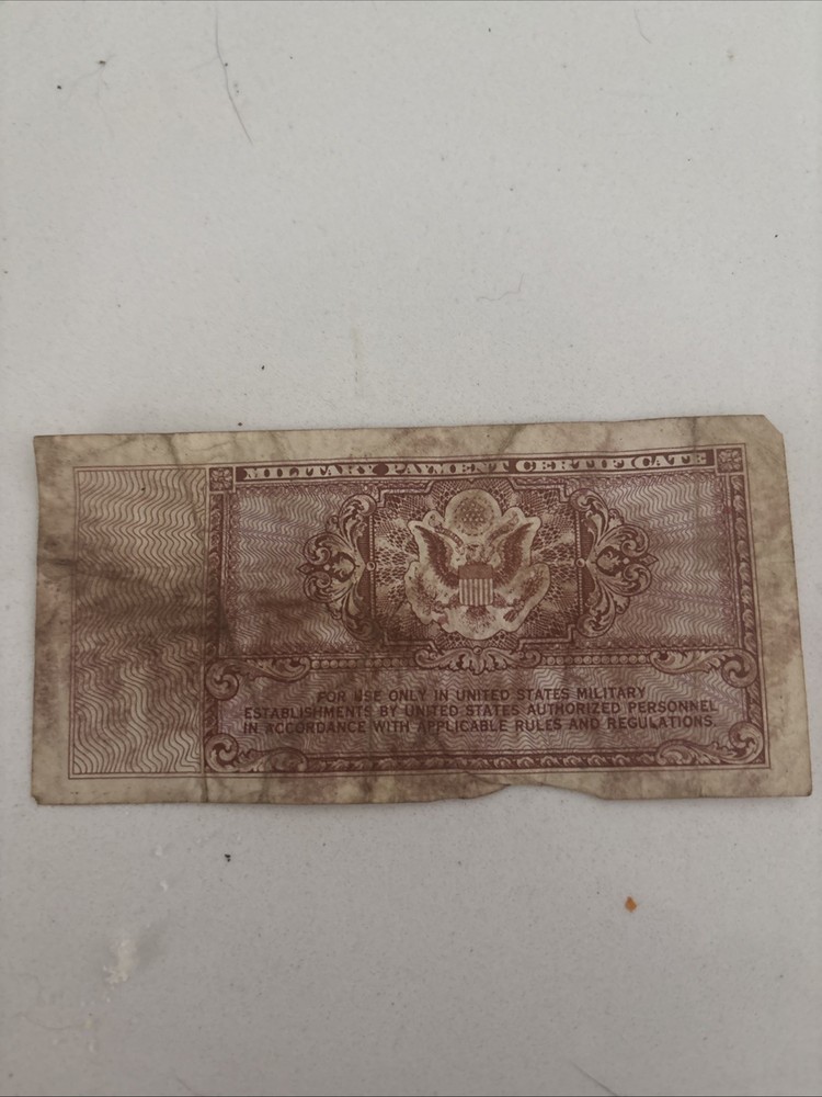 Military Payment Certificate Series 472 - 25 Cent and 10 cent notes