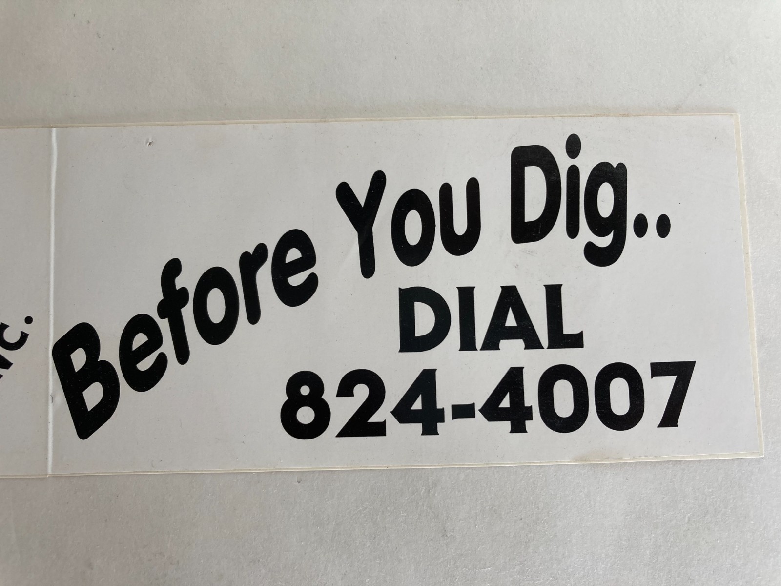 Walt Disney World Reedy Creek Energy Servies Decal Sticker Sign Prop Mickey