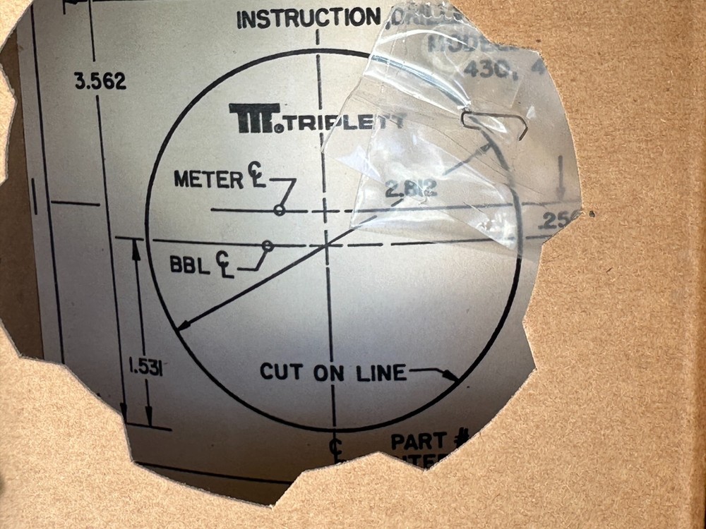 Triplett Model 420 0-100 D.C. Amperes