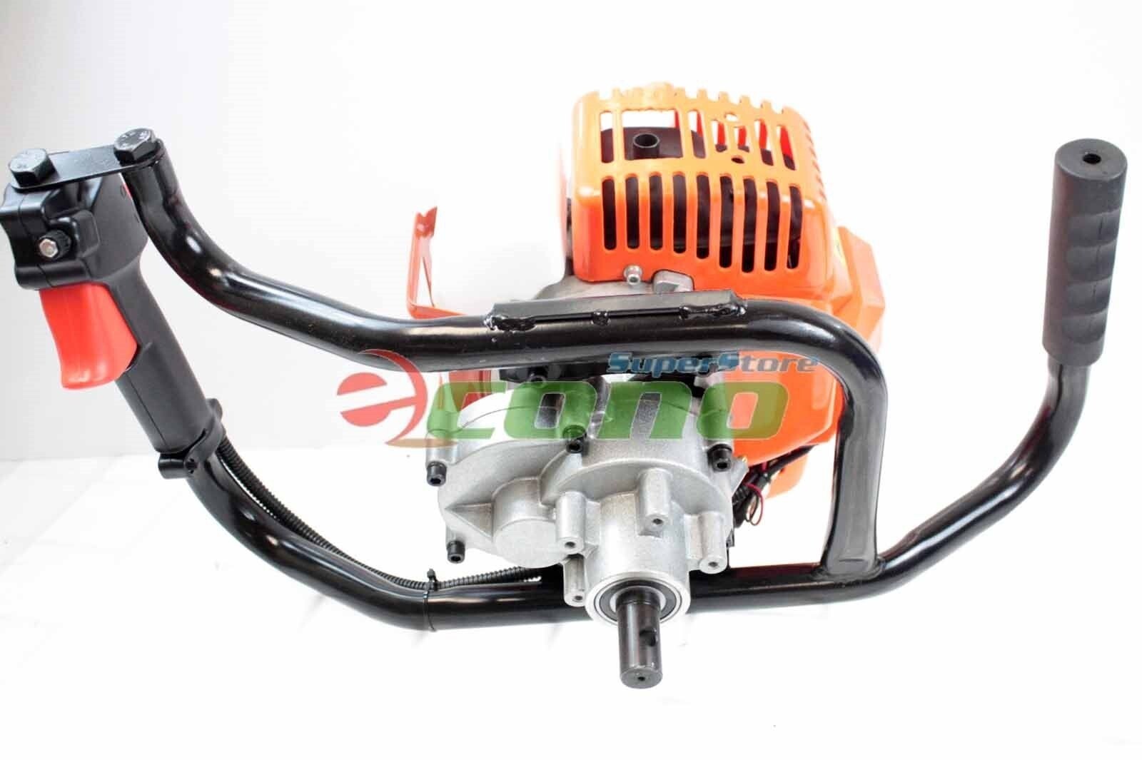 One Man Post Ice Hole Digger Drill 52cc Gas Power Engine Head 2/stroke