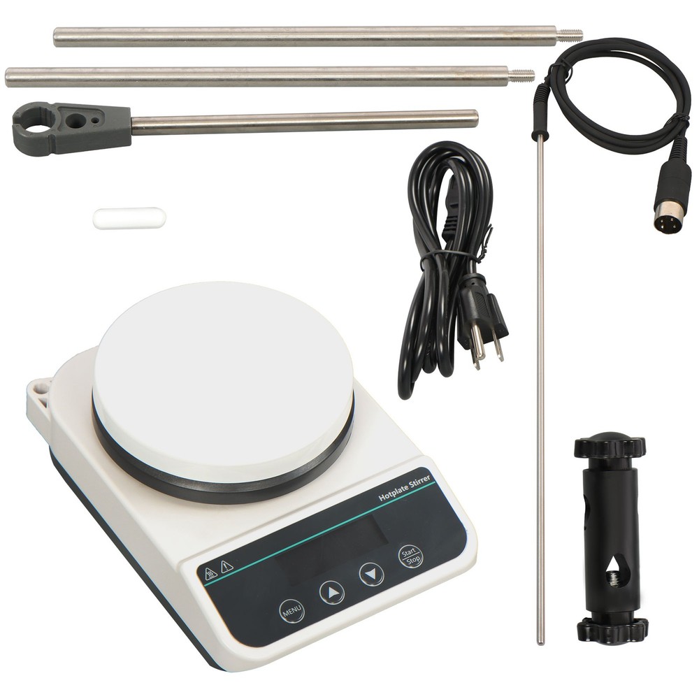 Stirring Hot Plate with Probe Sensor, 3L Capacity, Timing Function 1500RPM