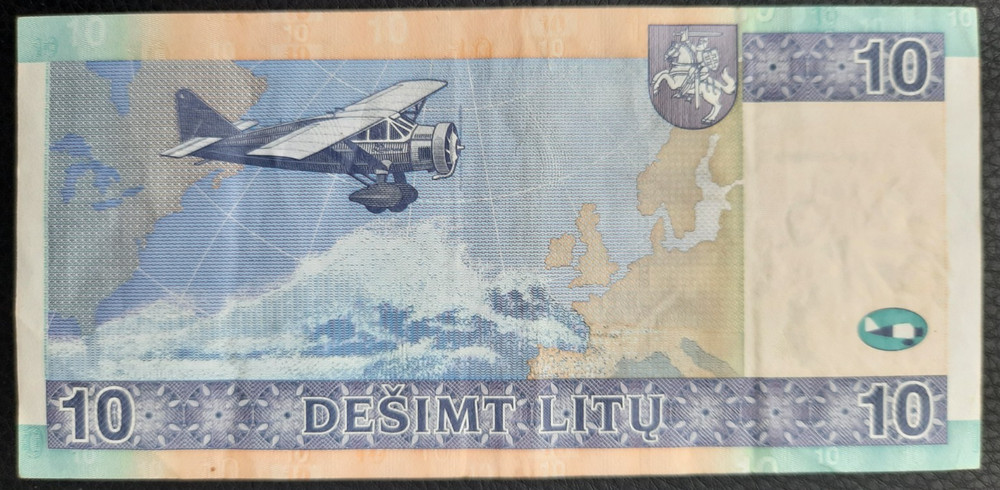Lithuania 10 Litu 2007 Banknote