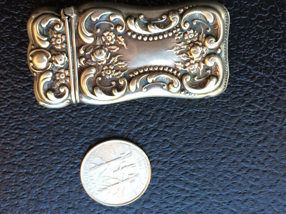 BEAUTIFUL STERLING SILVER  MATCH SAFE by GILBERT