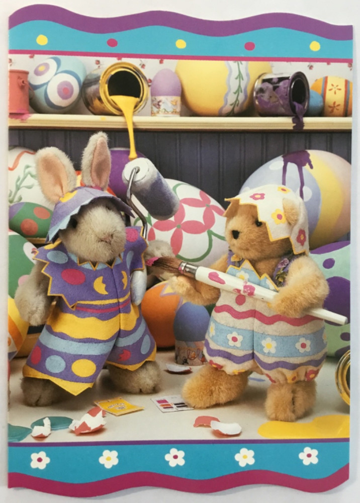 Marcel Schurman- Easter- KID- Rabbit & Bear Painting Egg