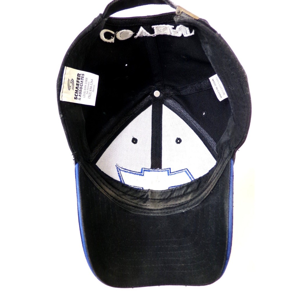 Chevrolet Chevy Black Baseball Hat Cap COVERT