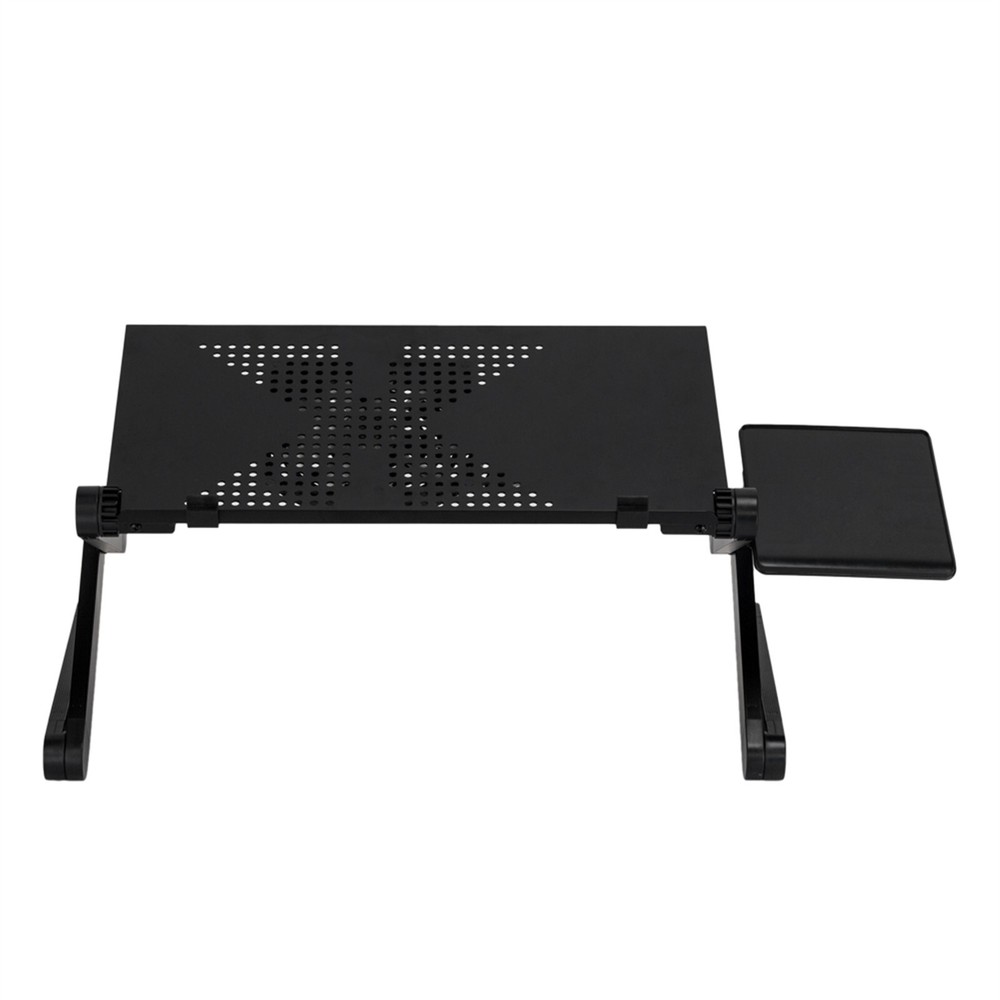 US 360°Adjustable Laptop Table Stand Lap Sofa Bed Tray Foldable PC Notebook Desk